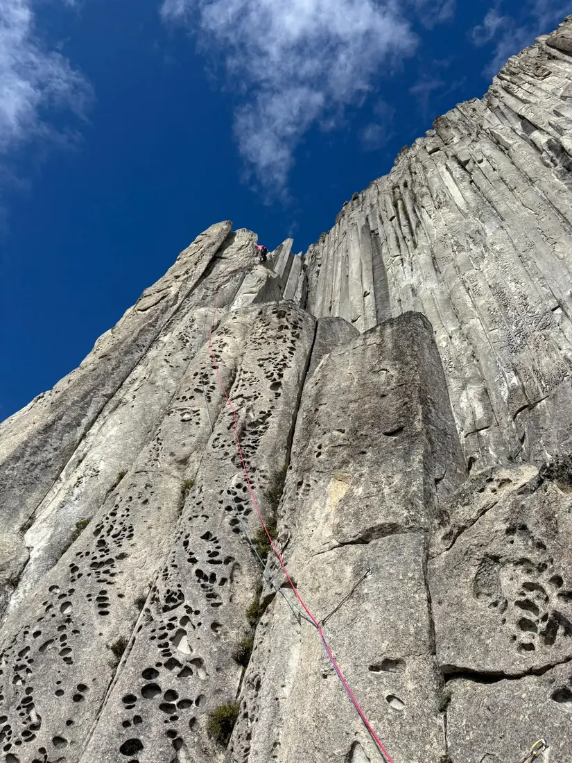 Escalada en roca en Cerro Castillo